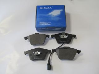 AUDI A3 04/05 ÖN FREN BALATASI 1,6/2,0TFSI 1KABLOLU DİSK 155,2X72,7X19,3/15 6,4X73X19,3 BRAMAX 1K0698151B